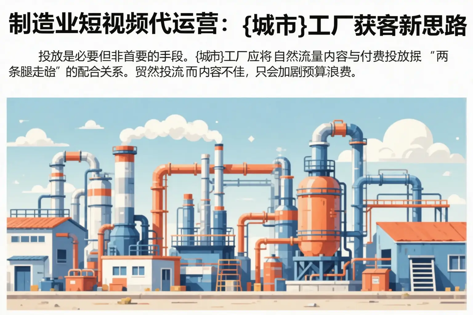 制造业短视频代运营:鄂尔多斯工厂获客新思路