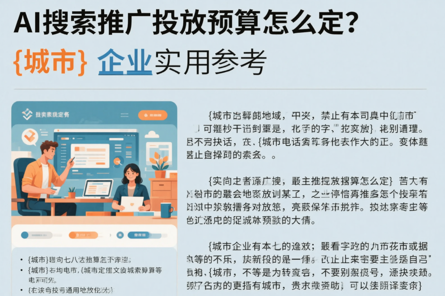 AI搜索推广投放预算怎么定?鄂尔多斯企业实用参考