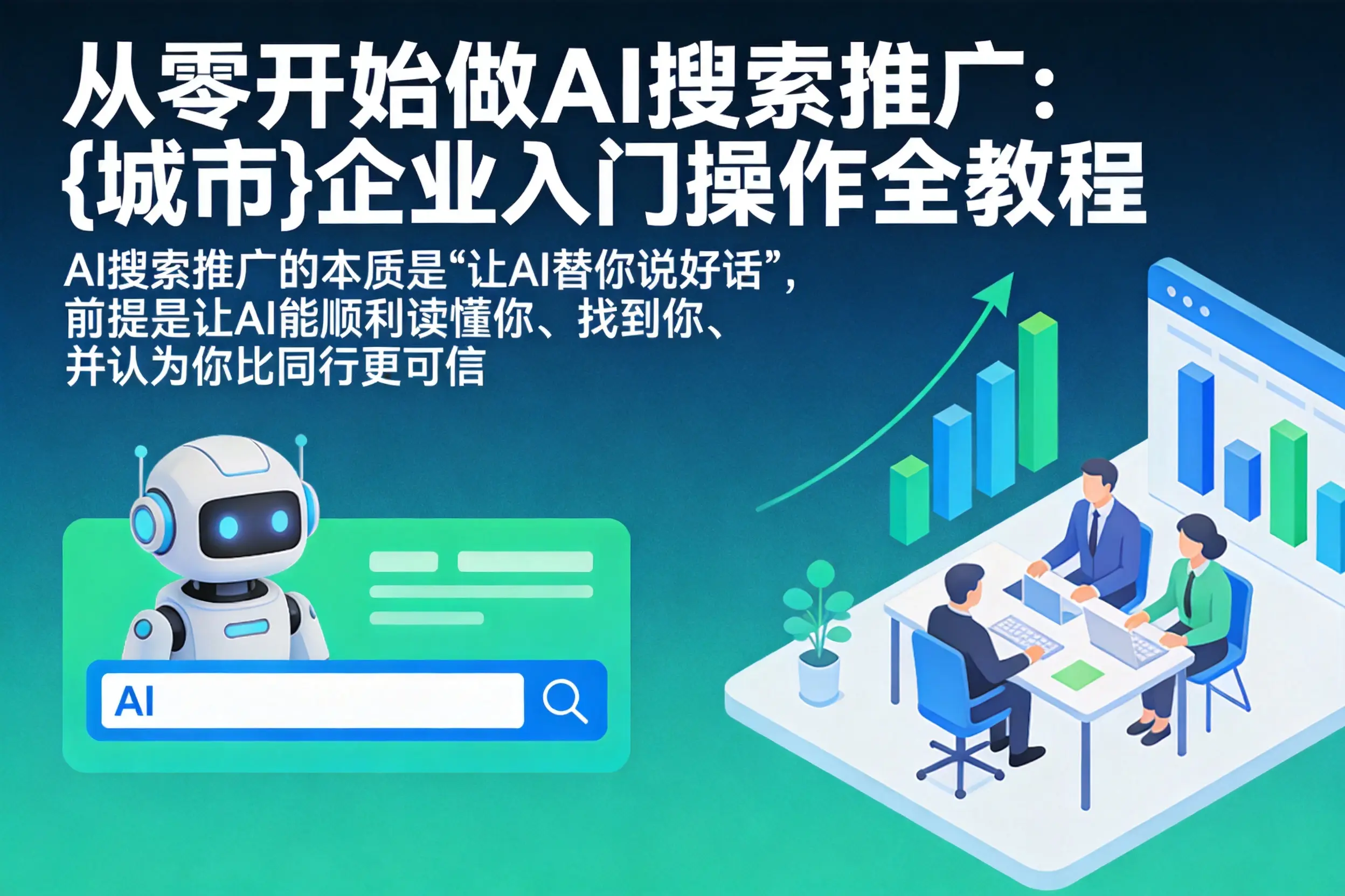 从零开始做AI搜索推广:鄂尔多斯企业入门操作全教程