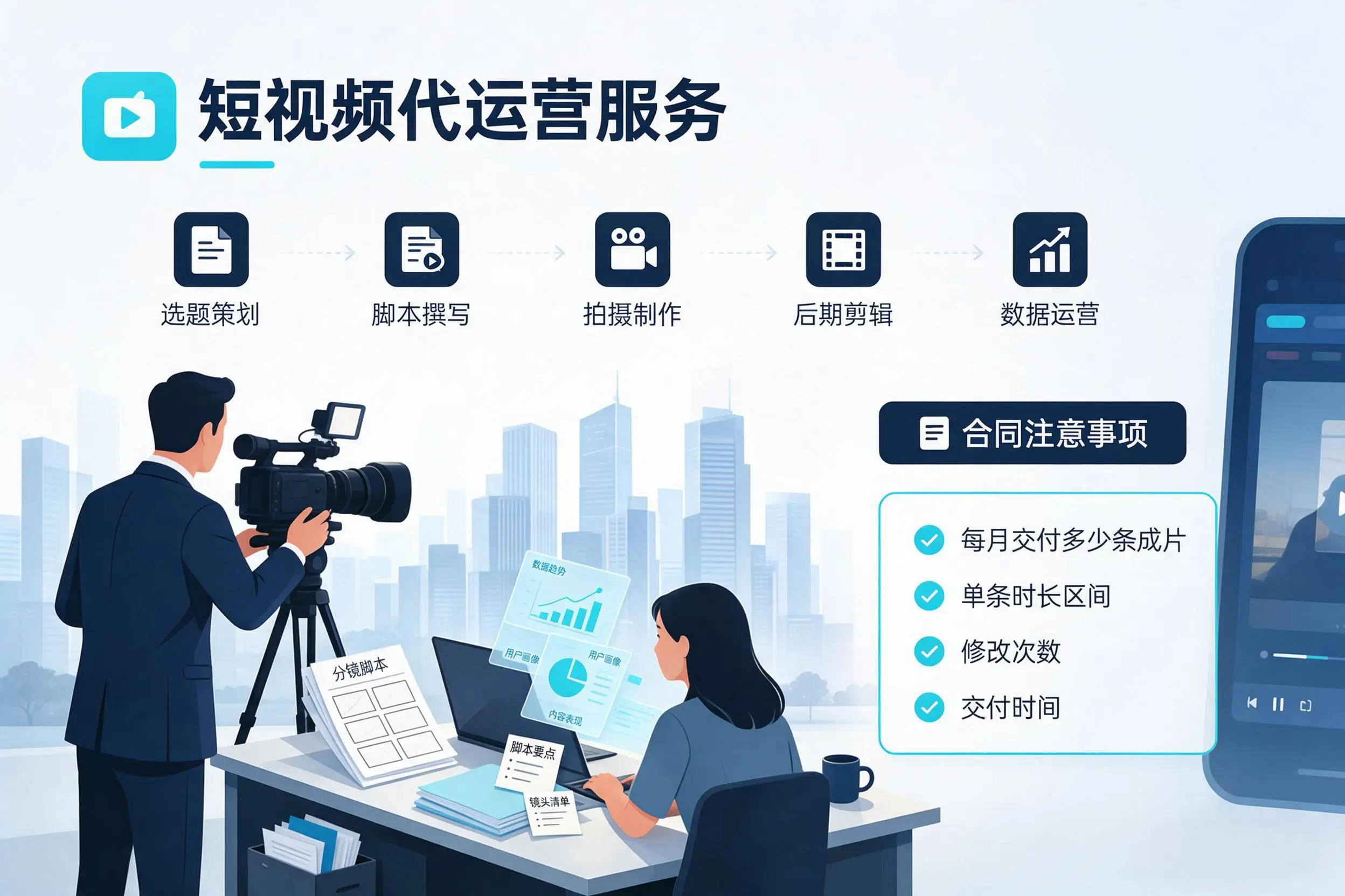 短视频代运营包含哪些服务？鄂尔多斯企业常见问题科普