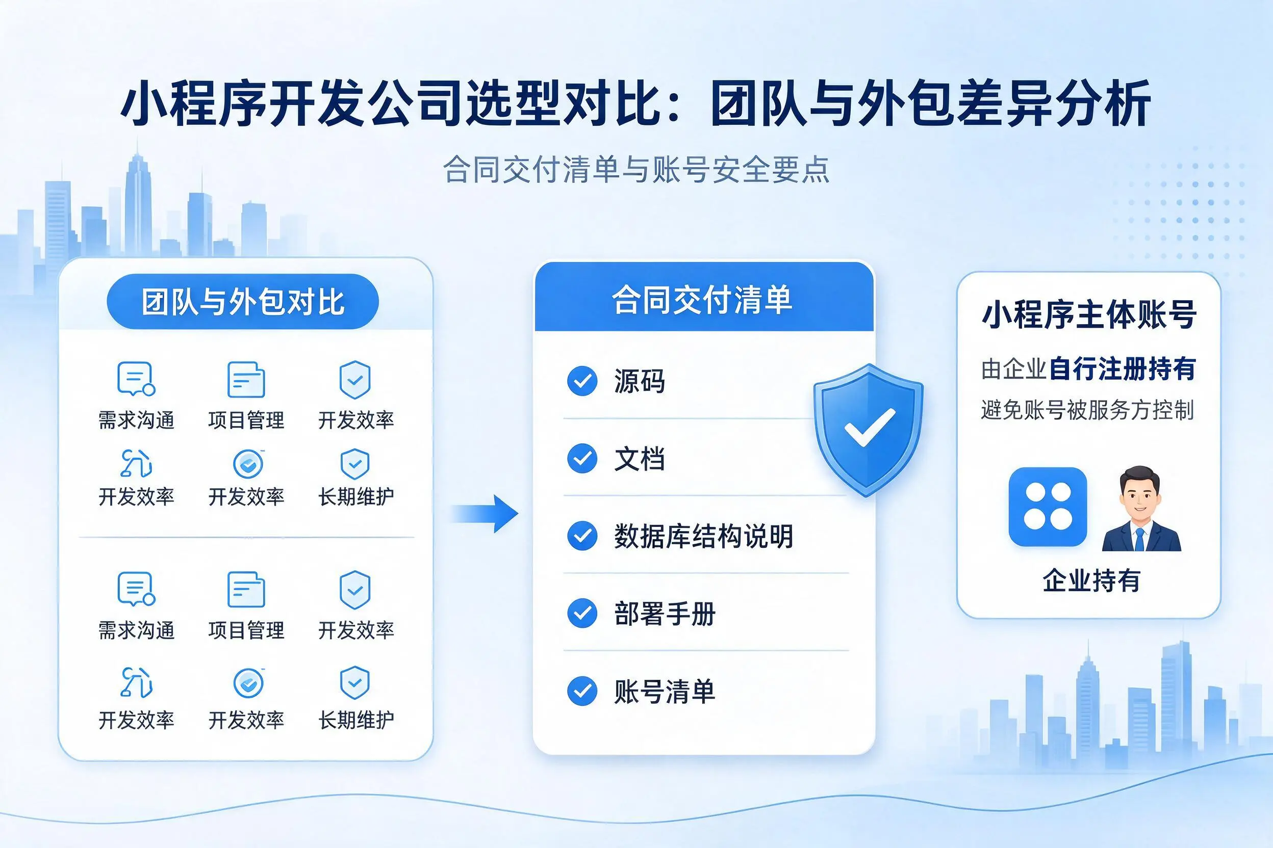 鄂尔多斯小程序开发公司选型对比：团队与外包差异分析